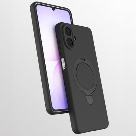 M.TK Moveteck Xiaomi Redmi A5 Kılıf Magsafe Halkalı Extra Standlı Içi Kadife Yumuşak Renkli Silikon Kapak