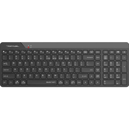 A4 Tech FBK23 As Bluetooth+2.4ghz Kablosuz Q Türkçe Fn-Multimedya Sessiz Ultra Ince Özellikli Emoji Tuşlu ve Uyku Engelle Modlu Siyah Klavye