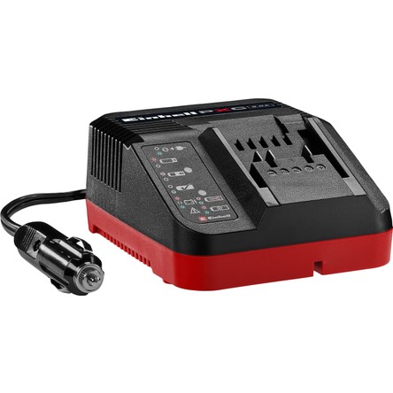 Einhell Orijinal Şarj Cihazı Power X-Car Charger 3A Power X-Change (Li-Ion, 18 V, 12 V Soket, Sürekli Akü Takibi ve Akıllı Şarj Yönetimi, 7'li LED Gösterge) - 4512113