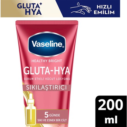 Vaseline Gluta-Hya Serum Etkili Vücut Losyonu 200 ml
