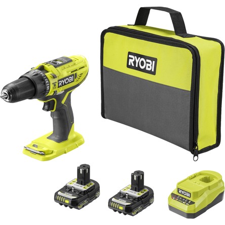 Ryobi R18PD32-2C20SP 18V 2X2.0AH Çift Akülü Darbeli Matkap - 5133006953