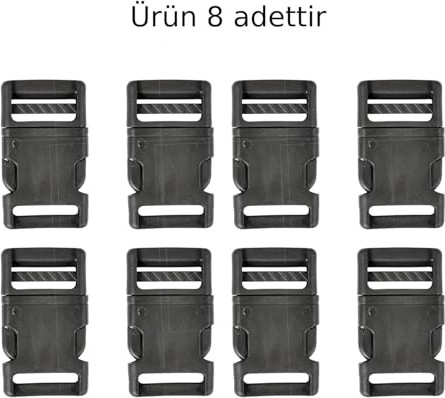 1001 Kilitli Toka Sırt Çanta Toka Aparatı Plastik Çanta Tokası Klipsli Ayarlı Toka Geçmeli Çanta görsel 4