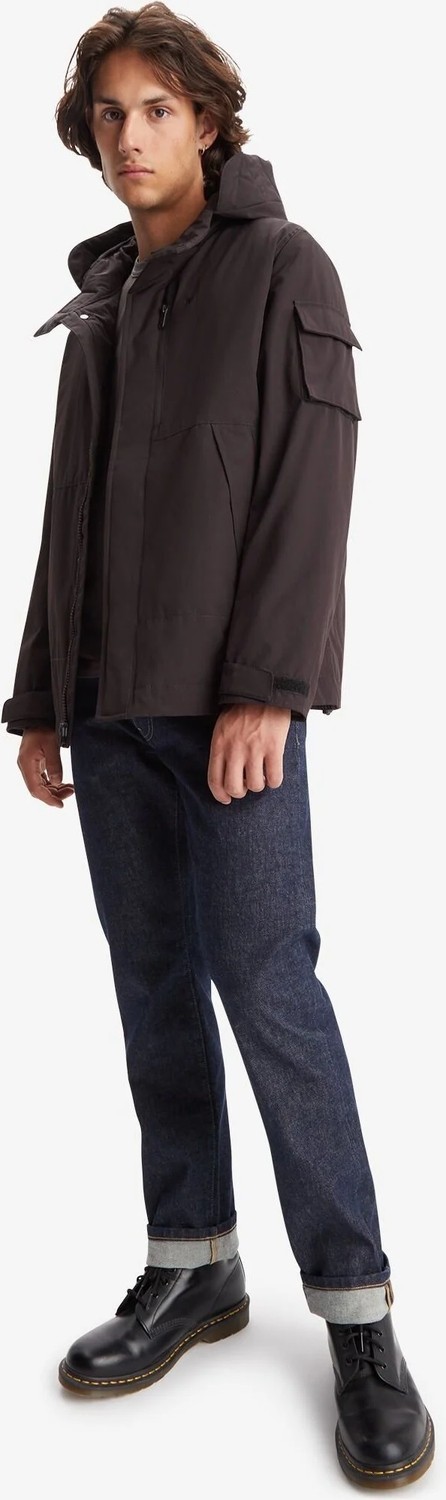 Dockers Rain Hoodie Black görsel 4