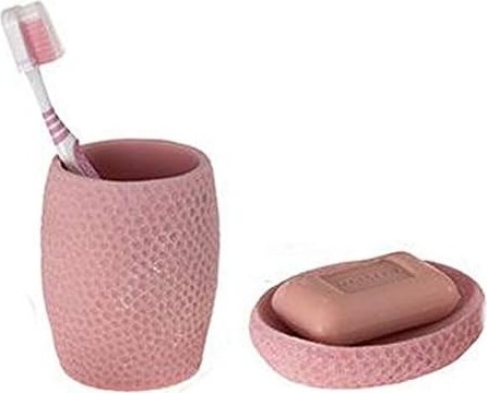 Prime Homi 2 Li Banyo Seti,pembe Petek Model,poliresin
