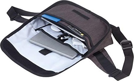 Aesco Üniseks, Yetişkin Iş Crossbody Çantası, Siyah, 375 x 200 x 85 mm görsel 4