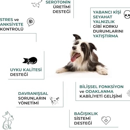 Aesco Kahu Naturals Calm Canine Formula, Köpekler Için Bitki Özlü Sakinleştirici Rahatlatıcı Takviye, 60 Tablet görsel 3