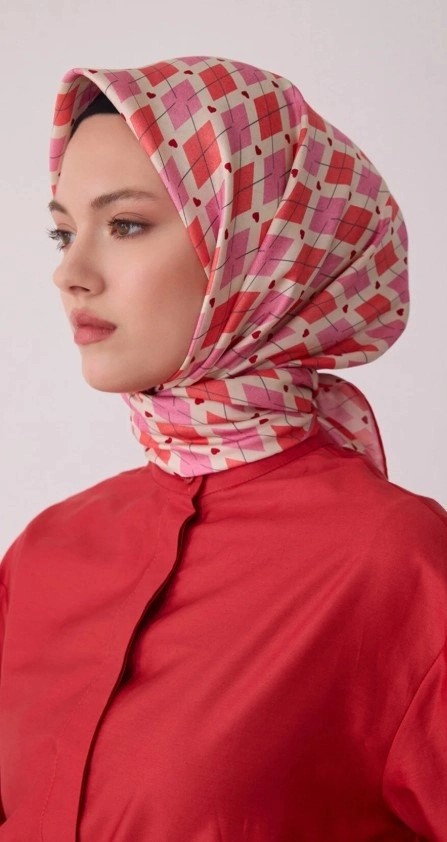 Belli Twill Ipek Eşarp 26KA4408D01 80 görsel 2