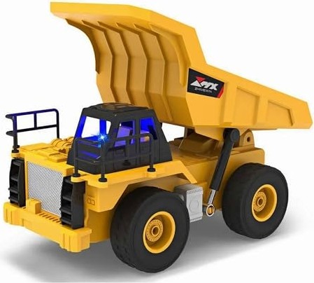 Odea 40MHZ Uzaktan Kumandalı Şarjlı LED Işıklı Rc Iş Makinesi Damperli Kamyon