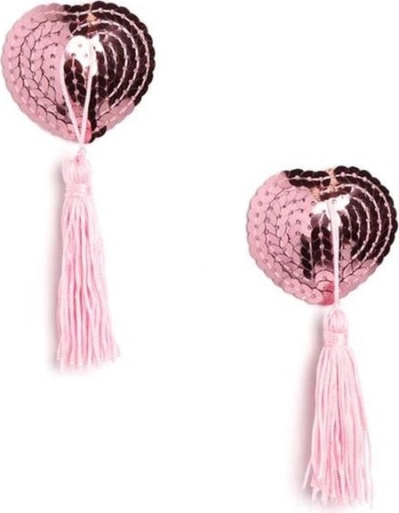 Nevamel ® Pembe Püsküllü Fantezi Göğüs Ucu Kapatıcı