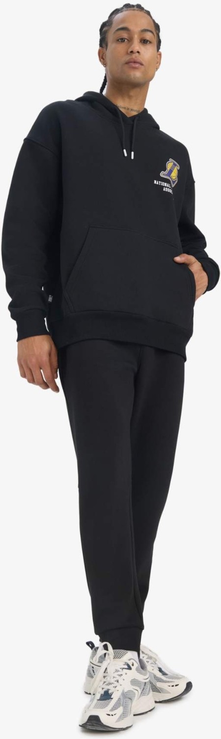 DeFacto NBA Los Angeles Lakers Oversize Geniş Kalıp Kapüşonlu Kalın Sweatshirt D8489AX25SP görsel 2