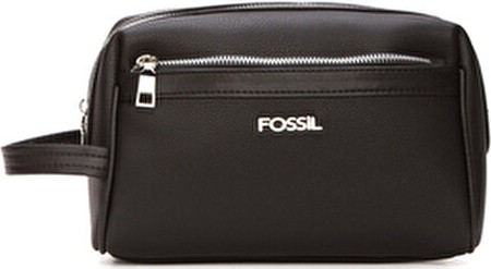 Fossil Vegan Deri El Çantası Portföy Çanta Suya Dayanıklı Orta Boy Siyah 2063
