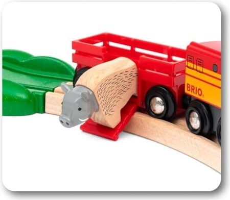 Die Grup World 33988 Iskandinav Ormanı Hayvanları Seti - Ahşap Tren Aksesuarları - 3 Yıldan Itibaren Tavsiye Edilir görsel 4