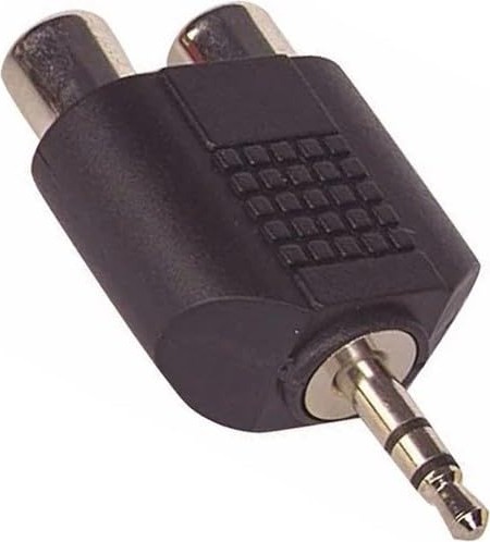 Aesco 2 Rca Stereo Çevirici 2 Rca Aux Çevirici 3.5 mm Aux Rca Çevirici görsel 3