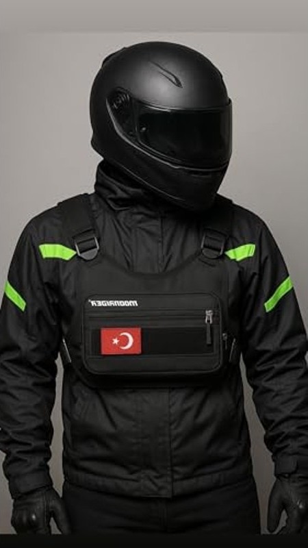 Die Grup Geniş Hacimli Motosiklet Göğüs Çantası, Yelek Tipi ve Kullanışlı görsel 3