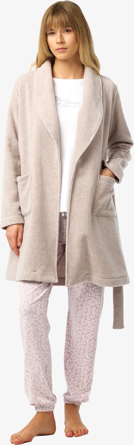Blackspade Kadın Polar Sabahlık 52251 - Krem