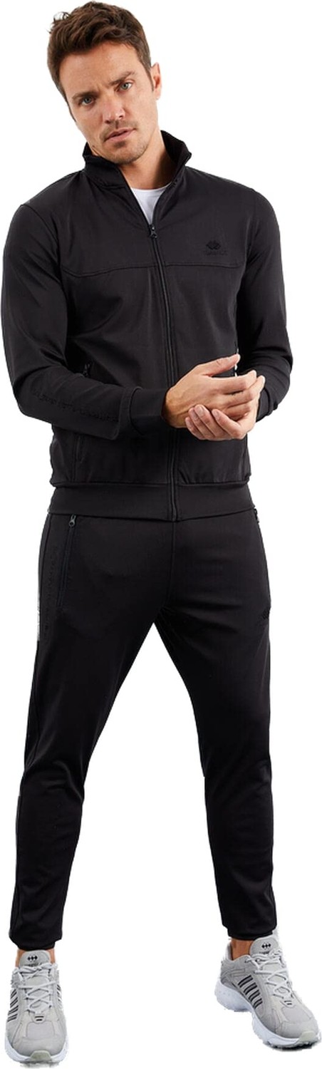1001 Tommylıfe Lacivert Dik Yaka Fermuarlı Standart Kalıp Manşetli Eşofman Takım, T09ER-85160