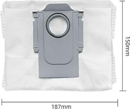 Die Grup Roborock Için 2 Adet Toz Torbası Roborock Q Revo/qrevo Pro/qrevomaxv/qrevo Curv/s8 MAXVULTRA/S8MAX Ultra/qrevo Edge/qrevo S/qrevo Plus/qrevo Master/orevo Slim, Yedek Torba Aksesuar Seti görsel 3