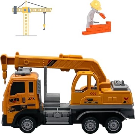Aesco Uzaktan Kumandalı Şarjlı Full Fonksiyon Işıklı Inşaat Makineleri 27 Mhz 1:16 Ölçek (Kepçe) görsel 2