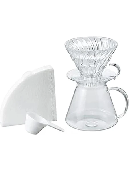 Resim Hario V60 02 Cam Demleme Seti 