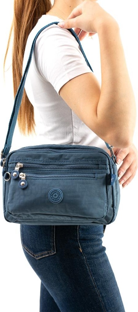 Baginn Kadın Postacı Çanta Hafif Klinkır Kumaş Çok Cepli Çapraz Askılı Omuz Çantası 24*16 cm Günlük Çanta