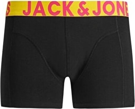 Jack & Jones Jaccrazy Düz Desenli Boxer 3 Paket Noos Erkek İçin Rahat Paça Tipi görsel 4
