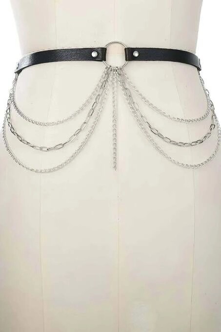 Çamaşır Kenti Zincirli Bel Kemer Harness - CMSR922