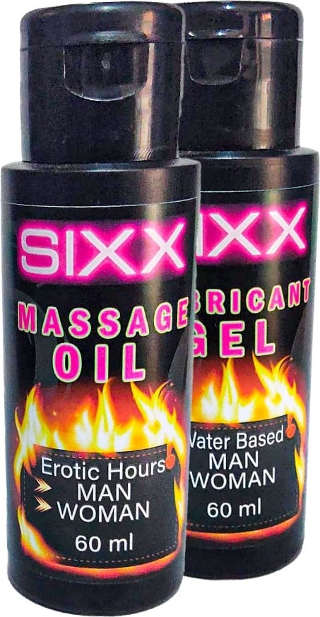 TeknoKapsül Sıxx 60 ml Naturel Erotikmasaj Yağı ve 60 ml Iubrikantkrem