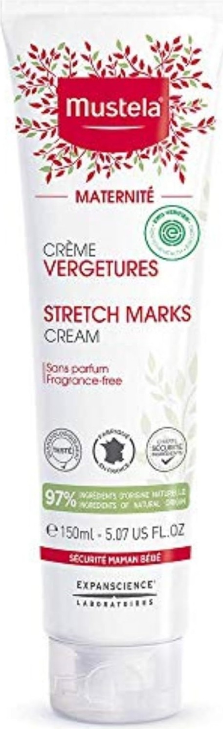 Gültekin Mustela Hamilelik Için Hamile Çatlak Kremi - Doğal Avokado, Maracuja ve Shea Yağı ile - Kokusuz ve Ewg Onaylı - 5.07 Fl. Oz