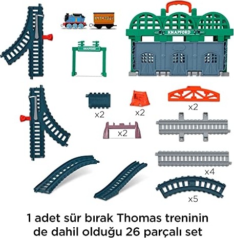 Aydogan's Thomas & Friends Fisher-Price Thomas ve Arkadaşları™ Knapford Istasyonu Oyun Seti Fisher-Price Thomas ve Arkadaşları Knapford Istasyonu Tren Seti HGX63 görsel 5