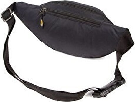 Tuldar Siyah Kumaş USB Kulaklık Çıkışlı Crossbody Çapraz Göğüs Omuz ve Bel Çantası görsel 8