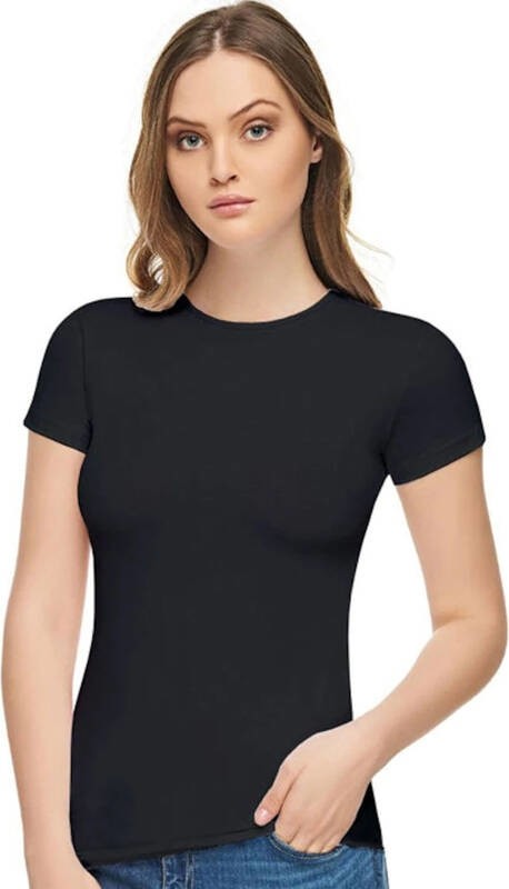 Tutku Elit Kadınlar İçin Beyaz Elastan Yarım Kol T-Shirt Rahat Kesim ve Nefes Alabilir Özellikler