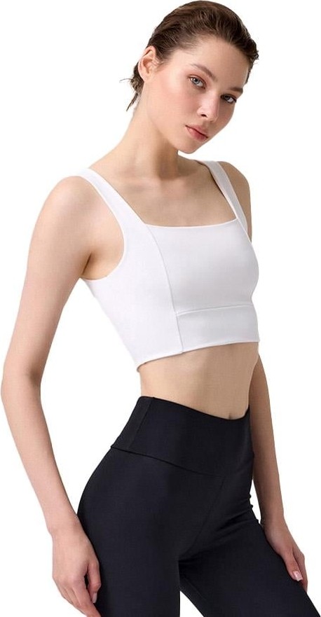 Cottonhill Lacivert Kare Yaka Crop Top Büstiyer