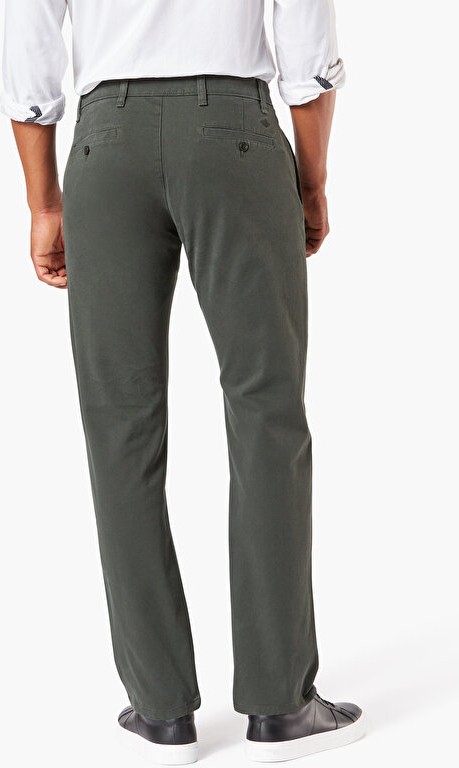 Dockers Smart 360 Flex Koyu Gri Ultimate Straight Fit Chino Pantolon görsel 3