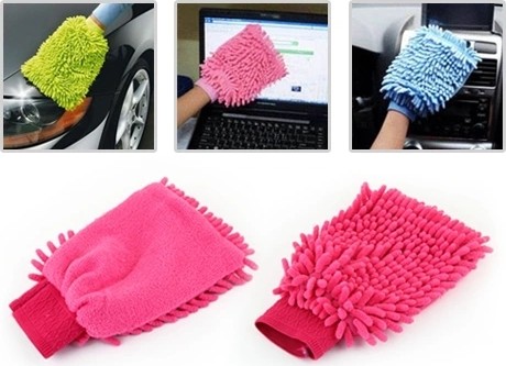 TeknoKapsül Mikrofiber Temizlik Eldiveni - Araç Yıkama Eldiveni Oto Yıkama Temizleme Cila Eldiveni