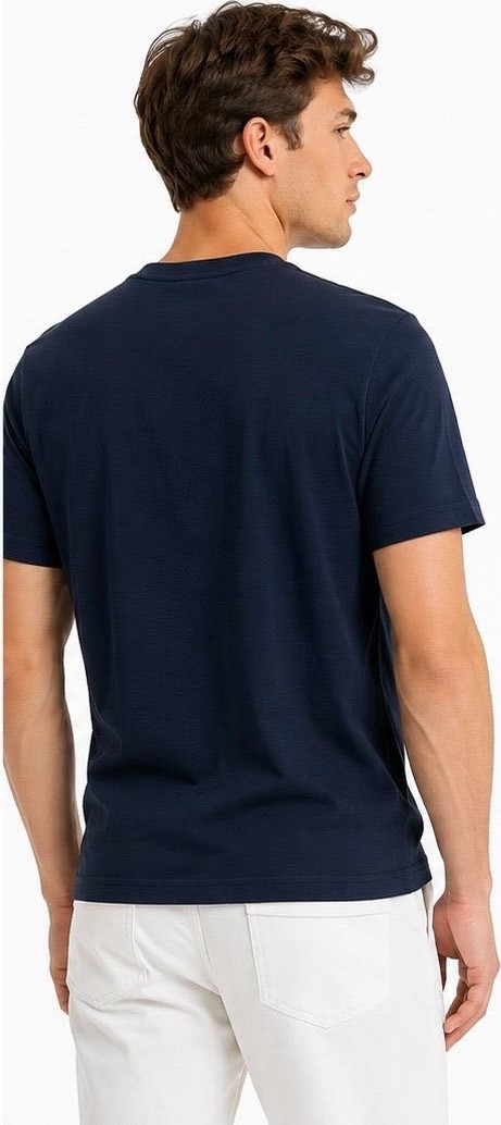 Lacoste Bisiklet Yaka Lacivert Regular Fit görsel 5