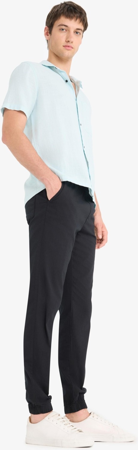 DeFacto %100 Pamuk Kargo Jogger Pantolon Üç Cepli E0834AX25SM görsel 3