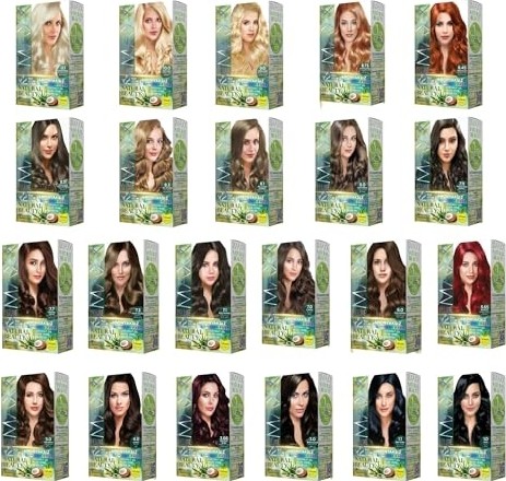 Aesco Maxx Deluxe Natural Beauty Amonyaksız Set Saç Boyası 8.3 Bal Köpüğü görsel 5