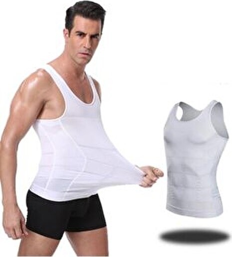 Fitform Giyim Fitform Erkek Atlet Korse Ultra Göğüs Toplayıcı Jinekorse Göbek Toparlayıcı Dik Duruş Korse görsel 2