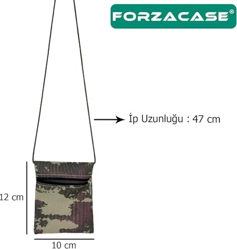 1001 Tek Cep Fermuarlı Ipli Boyuna Asmalı Asker Cüzdanı 12 cm - FC613 görsel 3