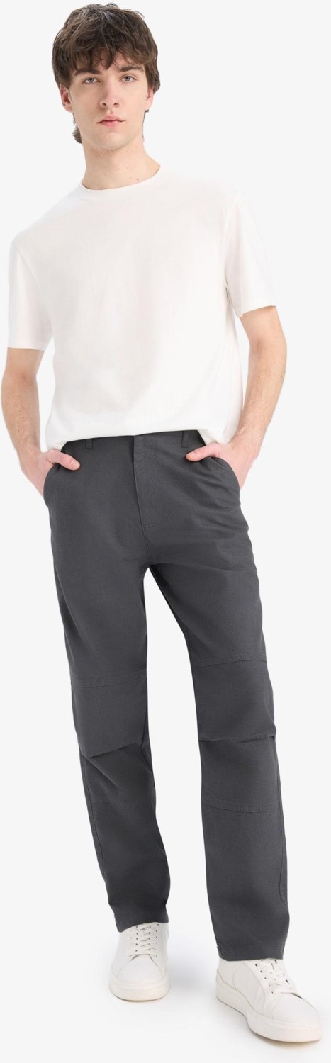 DeFacto Bol Rahat Kesim Wide Leg Üç Cepli Geniş Paça Yazlık Pantolon D8544AX25SP