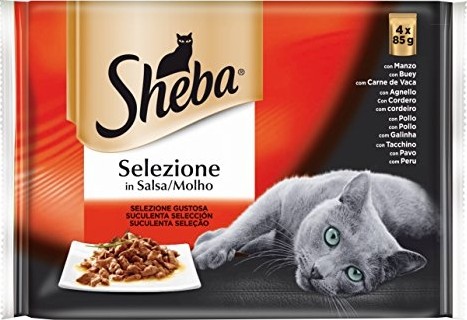 Aesco Sheba Etli Çeşitler 4'lü Paket 340 Gram