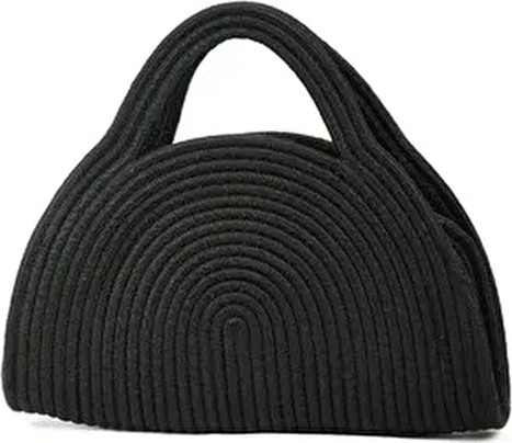 MaVaux Mia Hasır Jüt Clutch Çanta Organik Orta Boy Plaj Tekstili 0-15 lt Kapasite