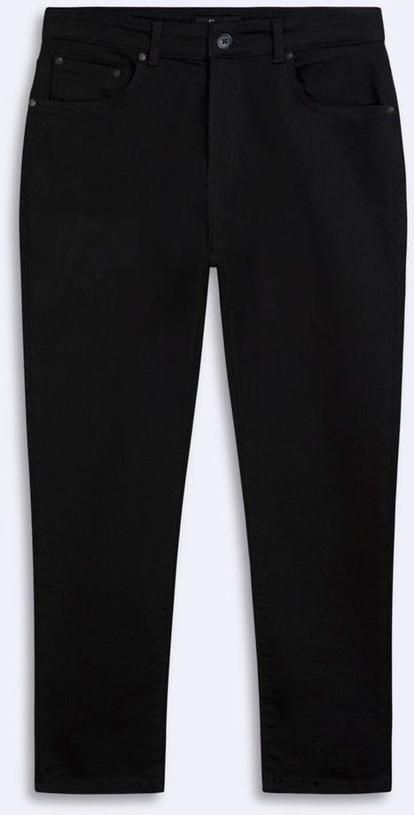 LTB Renar L Tapered Slim Orta Bel Siyah Jean Pantolon görsel 3
