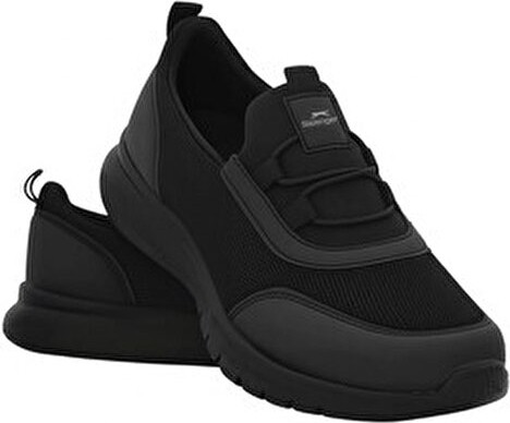 Slazenger Avenge Siyah Kadın Yürüyüş & Koşu Ayakkabısı Suni Deri Faylon Taban görsel 5