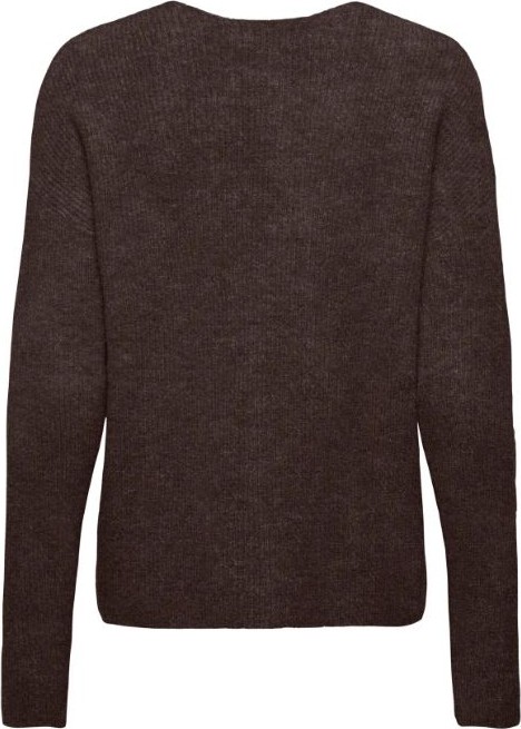 Only Kadın Onlcamılla V-Neck L/s Kahverengi Kazak - 15204588 görsel 2