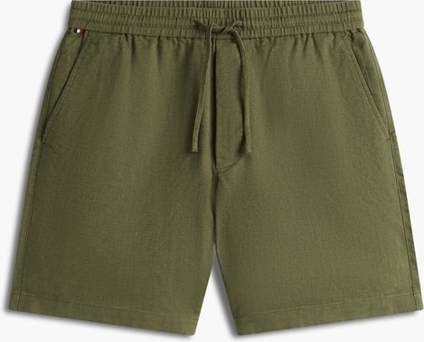 Tommy Hilfiger Dover 8 Po Sorona Lınen 2/2 Erkek Yeşil Şort - MW0MW44353 görsel 5