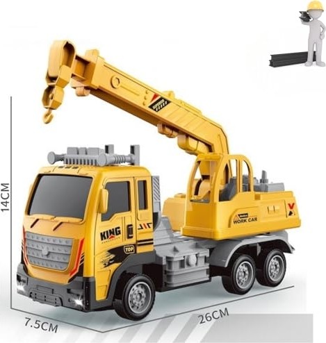 Aesco Uzaktan Kumandalı Şarjlı Full Fonksiyon Işıklı Inşaat Makineleri 27 Mhz 1:16 Ölçek (Kepçe) görsel 3