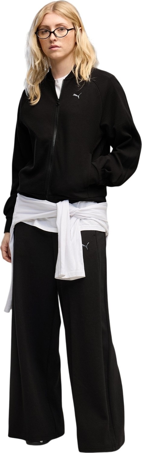 Puma Class Full-Zip Jacket Siyah Kadın Sweatshirt görsel 3