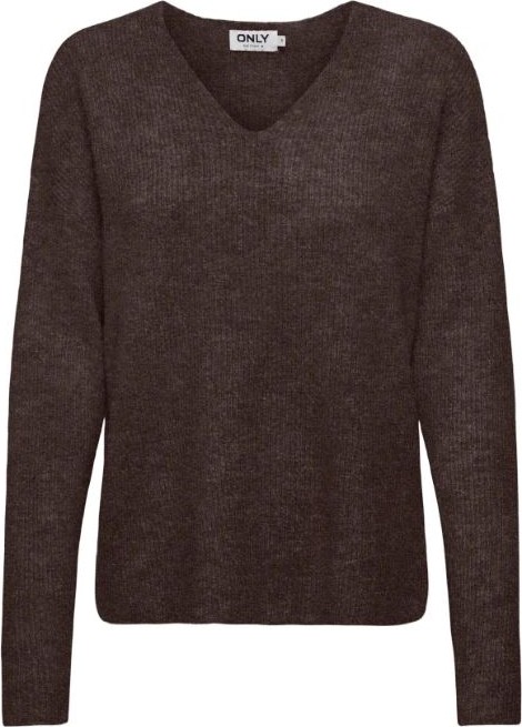 Only Kadın Onlcamılla V-Neck L/s Kahverengi Kazak - 15204588