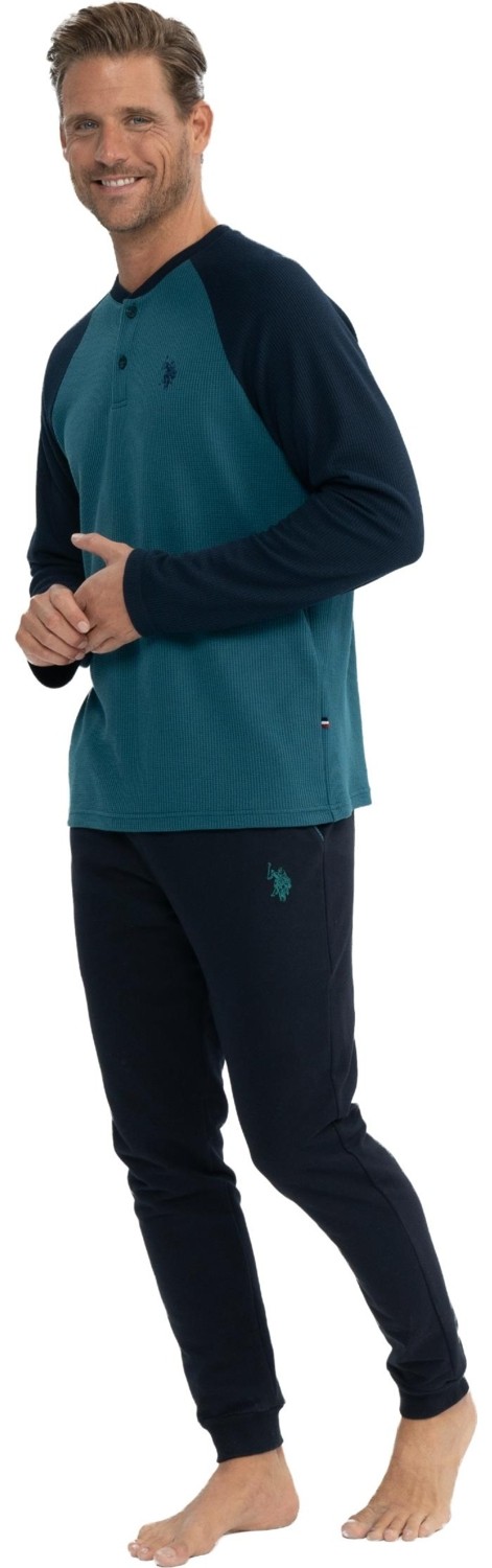 U.s. Polo Assn. Erkek Uzun Kollu Patlı Iki Iplik Eşofman Pijama Takımı S25838 görsel 8